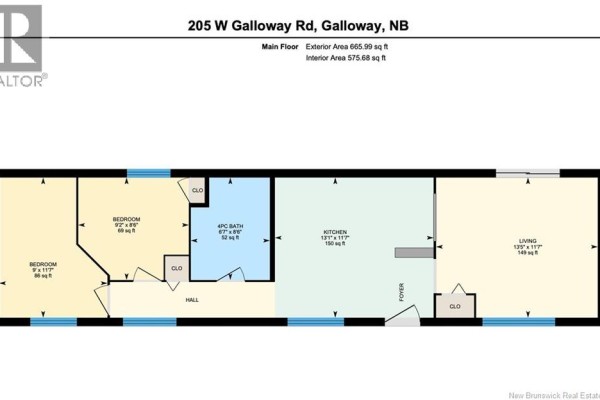 Living room - 205 West Galloway Road, Galloway, NB E4W2P2 Photo 4
