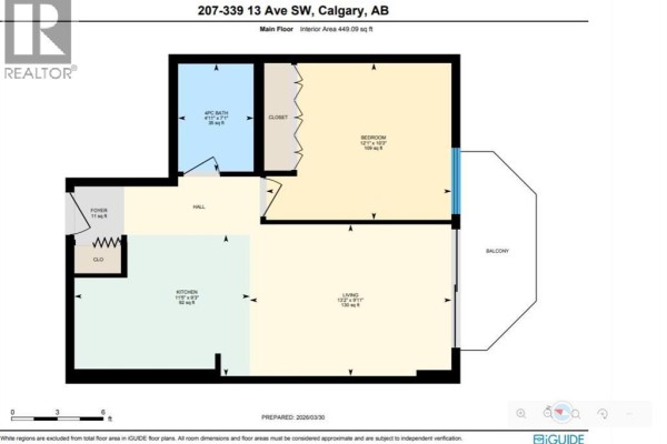 Living room - 207, 339 13 Avenue Sw, Calgary, AB T2R0K3 Photo 3