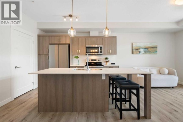 Living room - 209, 25 Walgrove Walk Se, Calgary, AB T2X5E2 Photo 3