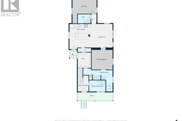 Floor plan showing multiple units, bedrooms, bathrooms, and living spaces. - 210 Colborne Street S, Brockton