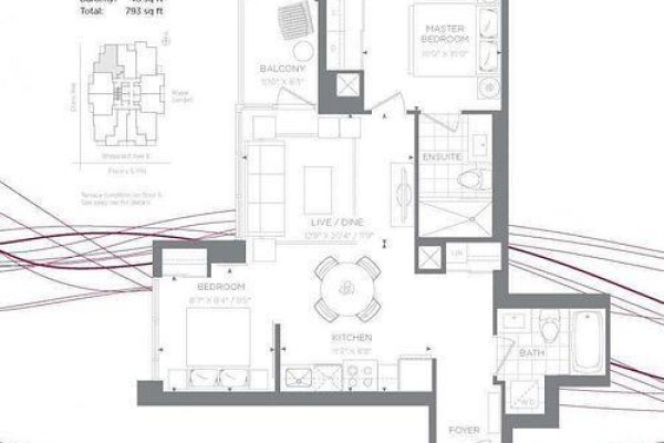 Primary Bedroom - 2107 - 88 Sheppard Avenue E, Toronto, ON M2N6Y2 Photo 3