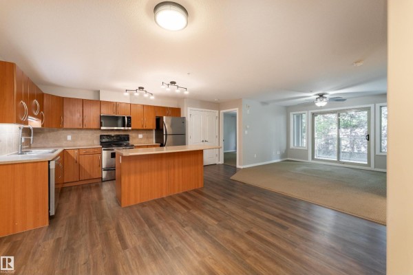 Kitchen - #211 278 Suder Greens Dr Nw, Edmonton, AB T5T6V6 Photo 3