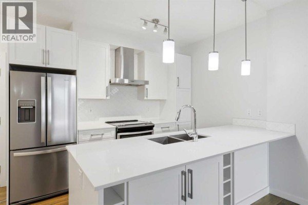 Kitchen - 212, 122 Mahogany Centre Se, Calgary, AB T3M2Y1 Photo 4