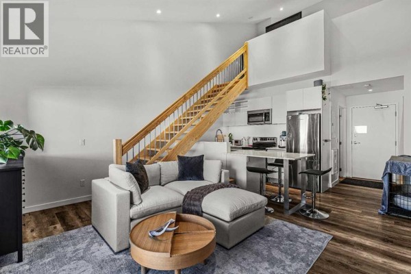Bedroom - 212b, 1 Industrial Place, Canmore, AB T1W1Y1 Photo 5