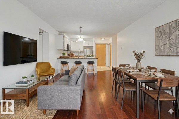 Dining room - #213 17404 64 Av Nw, Edmonton, AB T5T6X4 Photo 2