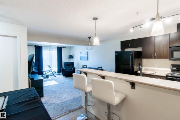 Kitchen - #214 1188 Hyndman Rd Nw, Edmonton, AB T5A0E9 Photo 3