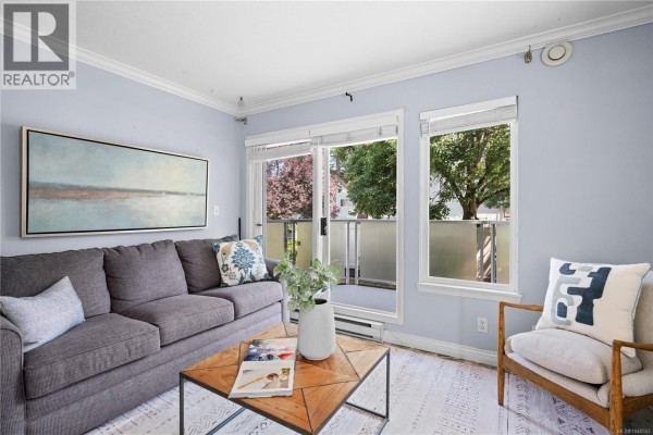 Living room - 214 2520 Wark St, Victoria, BC V8T5G6 Photo 4