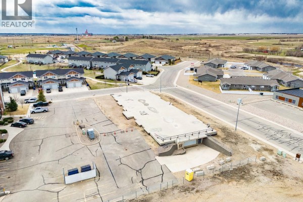 Aerial map of Estevan showing lot boundaries and surrounding properties. - 2155 Larter Road, Estevan