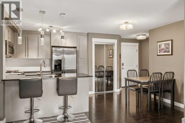 Dining room - 2201, 11 Mahogany Row Se, Calgary, AB T3M2L6 Photo 2