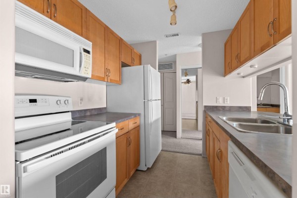 Kitchen - #224 16303 95 St Nw, Edmonton, AB T5Z3V1 Photo 3