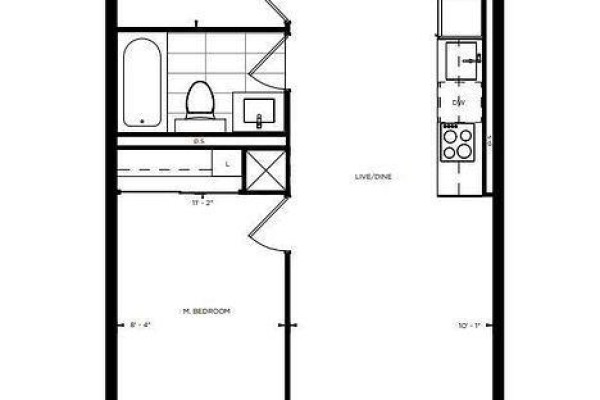 Den - 2311 - 100 Dalhousie Street, Toronto, ON M5B0C7 Photo 5