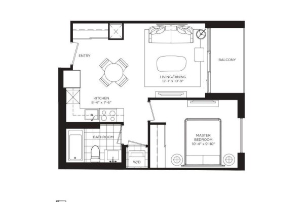 Living room - 2322 - 4010 Eglinton Avenue W, Toronto, ON M9A0G5 Photo 2