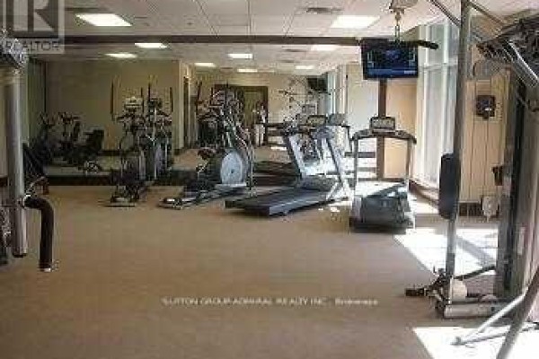 Fitness center with various cardio machines including treadmills and ellipticals. - 234 - 18 Harding Boulevard E, Richmond Hill