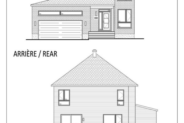 Two-story house with brick and siding - 235 Bourdeau Boulevard The Nation