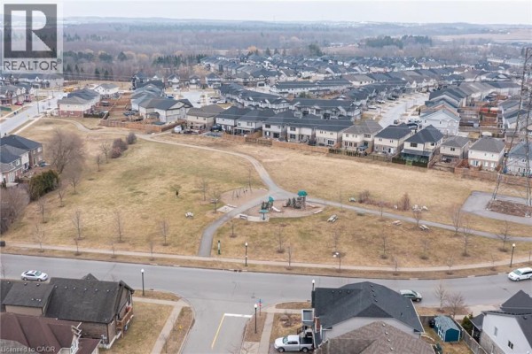 Suburban neighborhood with park, playground, and homes - 239 Cranbrook Street Kitchener