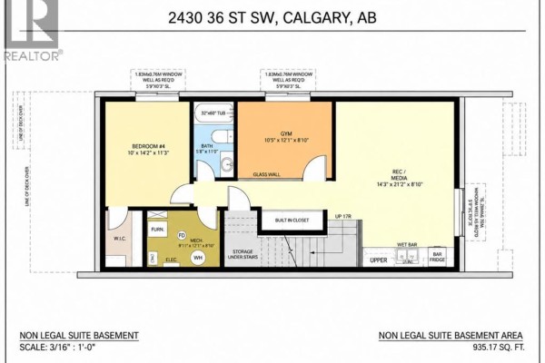 Den - 2428 36 Street Sw, Calgary, AB T3E2Z5 Photo 4
