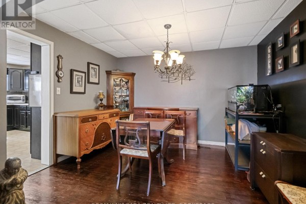 Basement with furnace, storage shelves, and wooden cabinets - 244 North Street Fort Erie