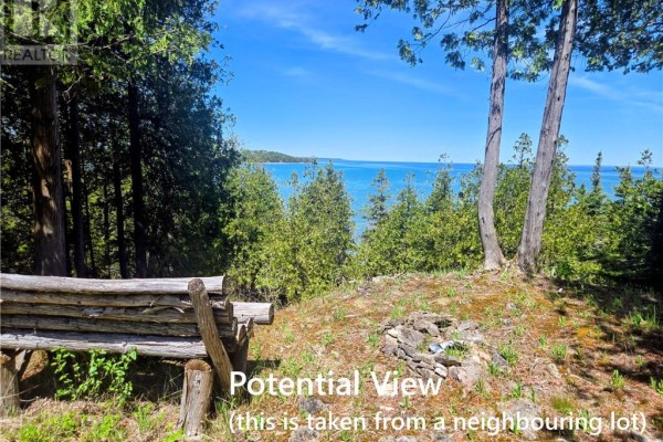 Calm, clear water laps against a rocky shoreline under a bright blue sky. - 248 Whitetail Dr, Barrie Island