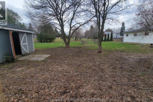 Yard with shed and fence - 252 Queen Street Highgate