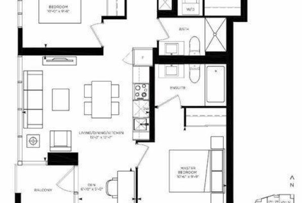 Bedroom - 2805 - 68 Shuter Street, Toronto, ON M5B1B4 Photo 3