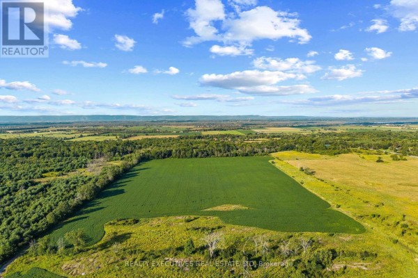 Wide aerial view of expansive forested land with distant horizon. - 2865 Ridgetop Road, Ottawa