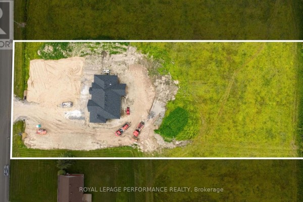 New construction home with excavators and dirt work - 288 Route 300 East Route The Nation