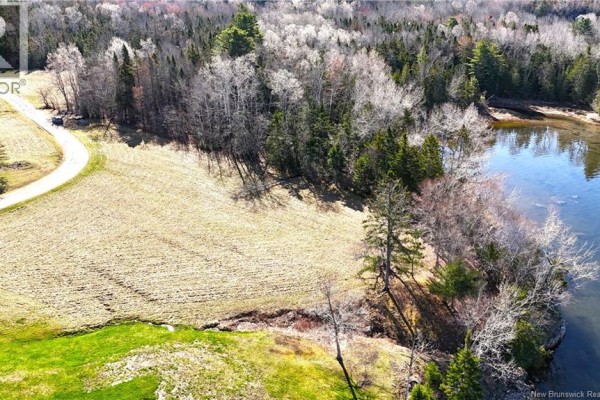 Aerial view of a rural property with fields, trees, and several outbuildings. - 2969 Route 127, Bayside