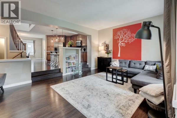 Living room - 300 New Brighton Landing Se, Calgary, AB T2Z0S6 Photo 2