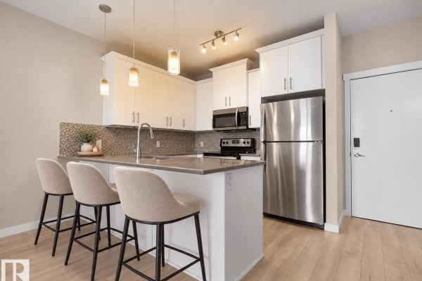 Kitchen - #304 812 Welsh Dr Sw, Edmonton, AB T6X1Y7 Photo 3