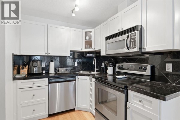 Kitchen - 305, 716 3 Avenue Nw, Calgary, AB T2N0J1 Photo 3