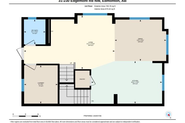 Kitchen - #31 230 Edgemont Rd Nw, Edmonton, AB T6M0Y8 Photo 3