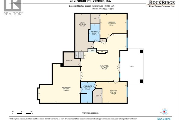 4pc Ensuite bath - 312 Rexor Place, Vernon, BC V1H1V6 Photo 4