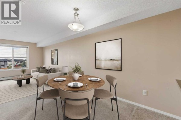 Dining room - 314, 7210 80 Avenue Ne, Calgary, AB T3J0N7 Photo 2