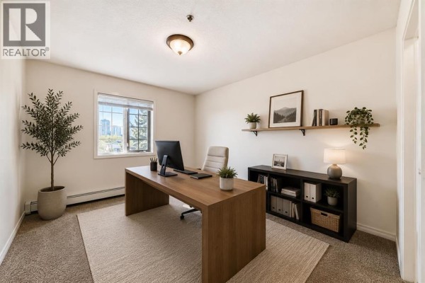 Primary Bedroom - 317, 649 Marsh Road Ne, Calgary, AB T2E5B4 Photo 3
