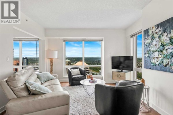 Living room - 3202, 930 6 Avenue Sw, Calgary, AB T2P1J3 Photo 4