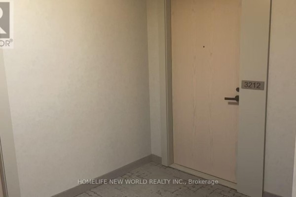 Close-up of apartment door number 3212 in a hallway with neutral walls. - 3212 - 28 Interchange Way, Vaughan