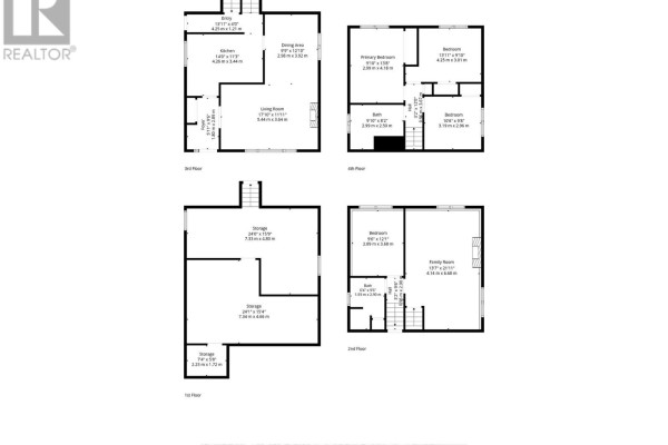 Floor plan showing rooms and dimensions - 33 Meadowbrook Crescent St  Catharines
