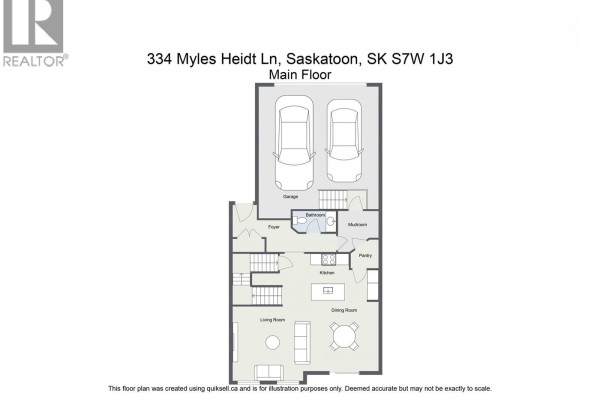 Living room - 334 Myles Heidt Lane, Saskatoon, SK S7W1J3 Photo 3