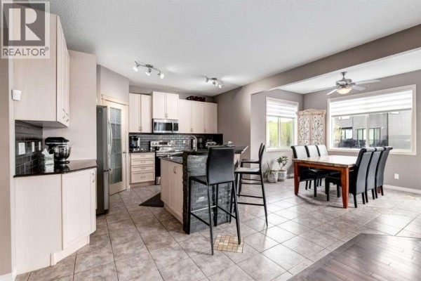 Dining room - 34 Morningside Landing Sw, Airdrie, AB T4B0E2 Photo 4