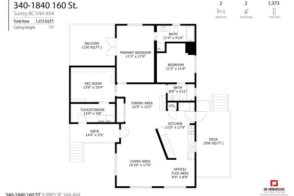 340 1840 160 Street, Surrey, BC V4A4X4 Photo 3