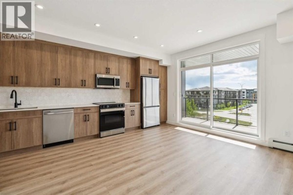Dining room - 3402, 3700 Seton Avenue Se, Calgary, AB T3M4J1 Photo 2