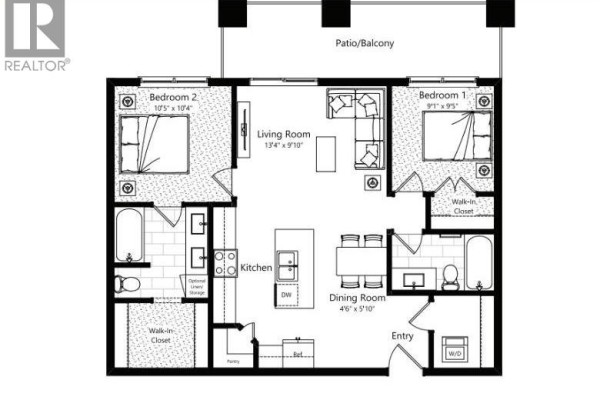 Bedroom - 3413, 100 Banister Drive, Okotoks, AB T1S5Y4 Photo 4
