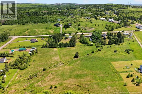 Expansive aerial view of rolling green fields and scattered houses along a rural road. - 3448 Route 126, Lutes Mountain