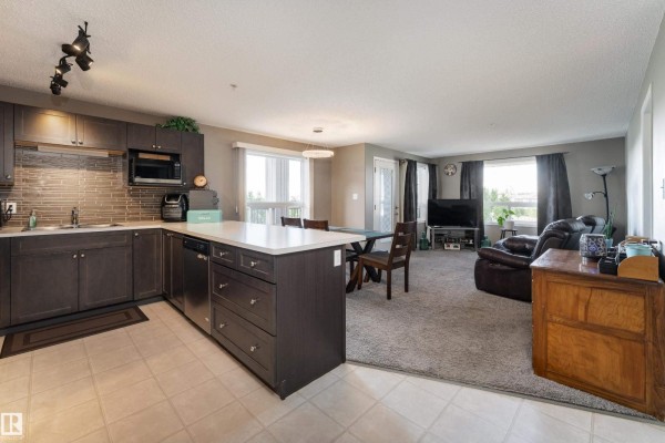 Kitchen - #347 1520 Hammond Ga Nw, Edmonton, AB T6M0J4 Photo 3