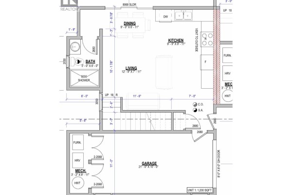 4pc Bathroom - 3732 Toba Road Unit# 1, Castlegar, BC V1N4Y3 Photo 5