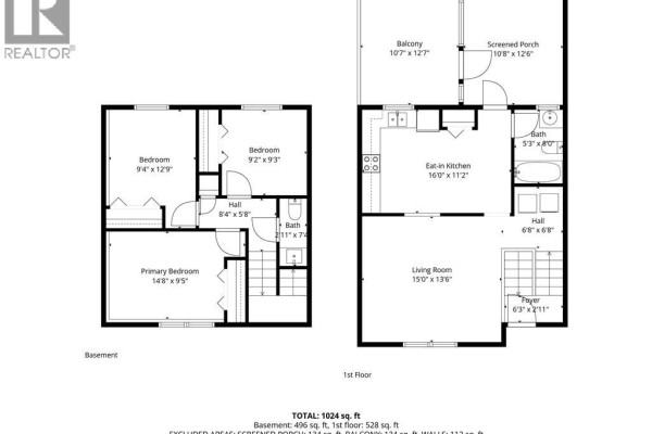 Kitchen with white cabinets, beige walls, and a microwave. - 39-41 Belair Street, Grand Sault/grand Falls