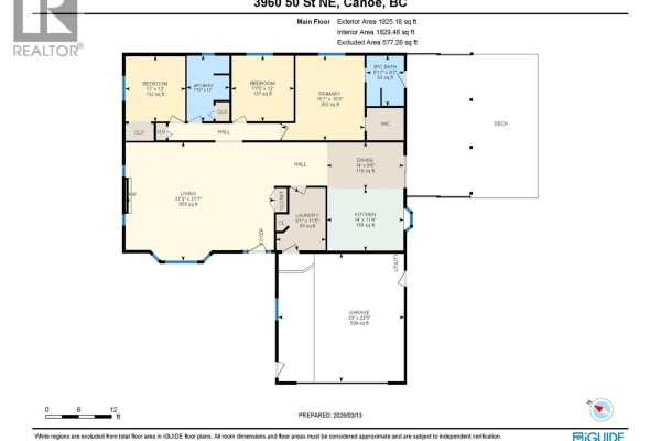 3pc Ensuite bath - 3960 50 Street Ne, Salmon Arm, BC V1E1Y5 Photo 4