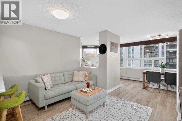 Living room - 402, 626 15 Avenue Sw, Calgary, AB T2R0R5 Photo 3
