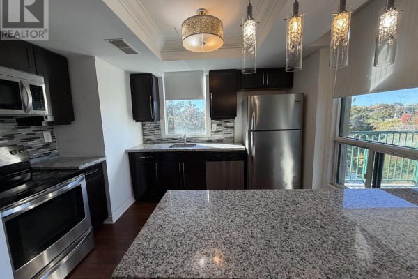 Kitchen - 403 - 75 Ellen Street, Barrie, ON L4N7R6 Photo 3