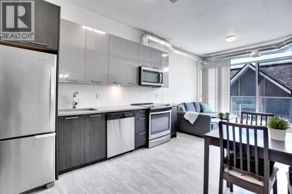 Living room - 405, 624 8 Avenue Se, Calgary, AB T2G0M1 Photo 4